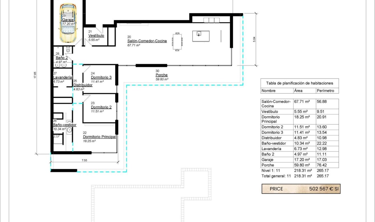 Obra nueva - Villa - Pinoso - Casas Pastor