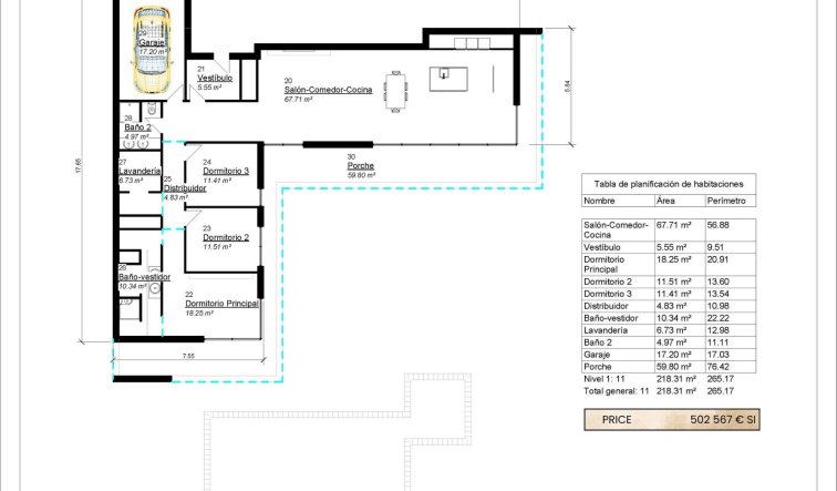 Obra nueva - Villa - Pinoso - Casas Pastor