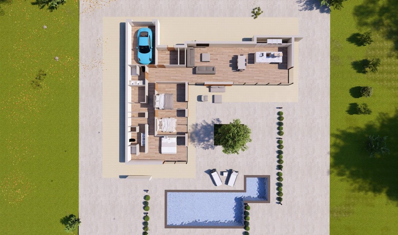 Obra nueva - Villa - Pinoso - Casas Pastor