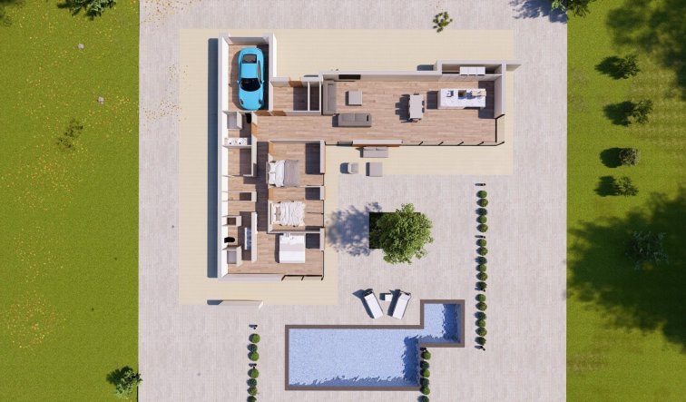 Obra nueva - Villa - Pinoso - Casas Pastor