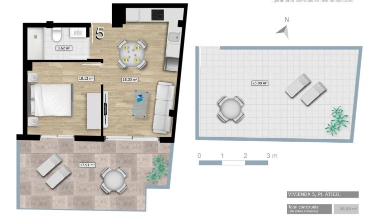 Obra nueva - Ático - Torrevieja - Centro