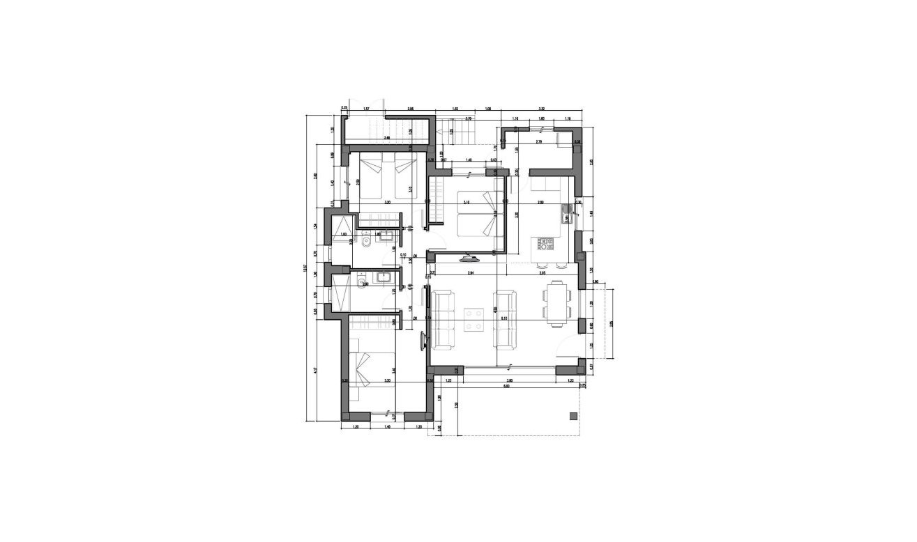 Obra nueva - Villa - Rafal - polideportivo