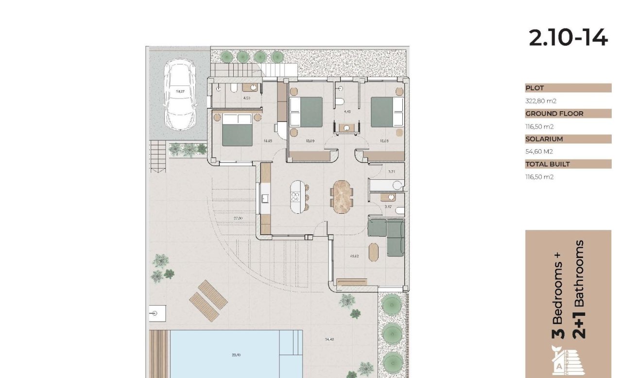 Obra nueva - Villa - Algorfa - La Finca Golf