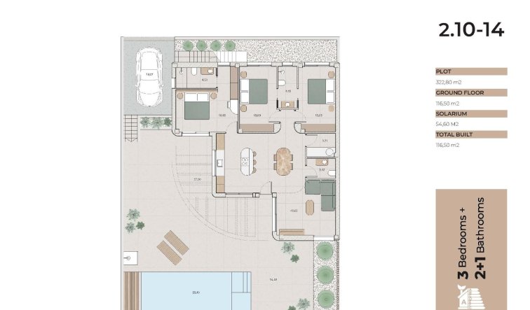 Obra nueva - Villa - Algorfa - La Finca Golf