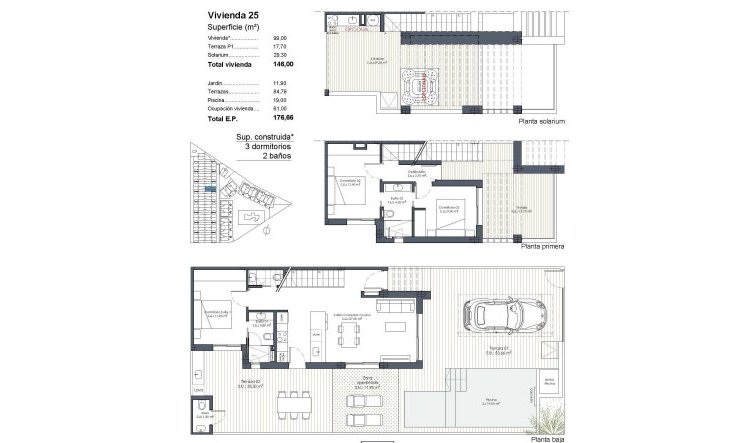 New Build - Quad House - Los Alcazares - Serena Golf