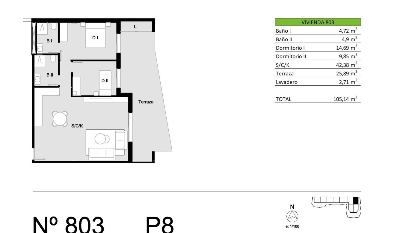 New Build - Penthouse - San Miguel de Salinas - Pueblo