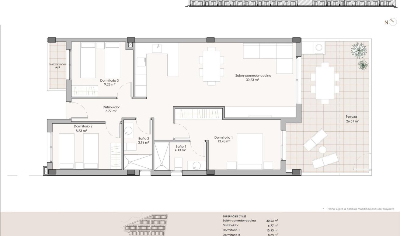 Nouvelle construction - Appartement - Pulpi - Aguilón Golf