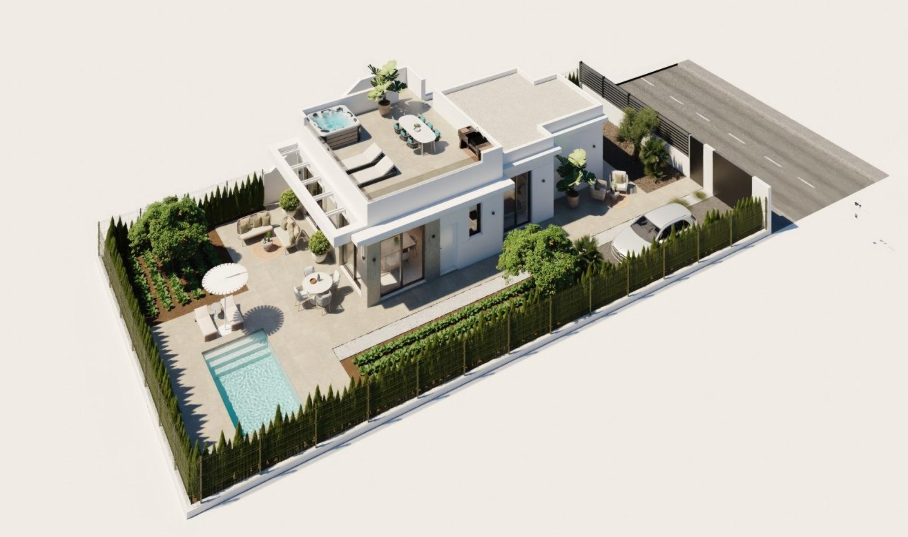 Nouvelle construction - Villa - Fuente Álamo - Hacienda Del Álamo Golf