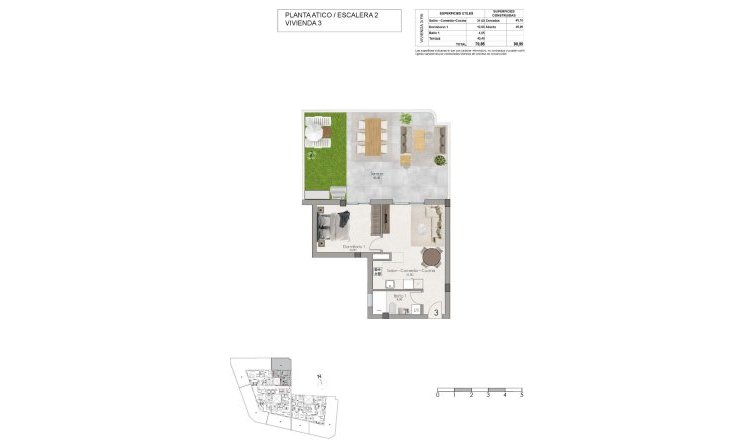 Obra nueva - Ático - Santa Pola - Estacion de autobuses