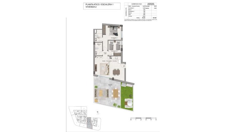 Obra nueva - Ático - Santa Pola - Estacion de autobuses