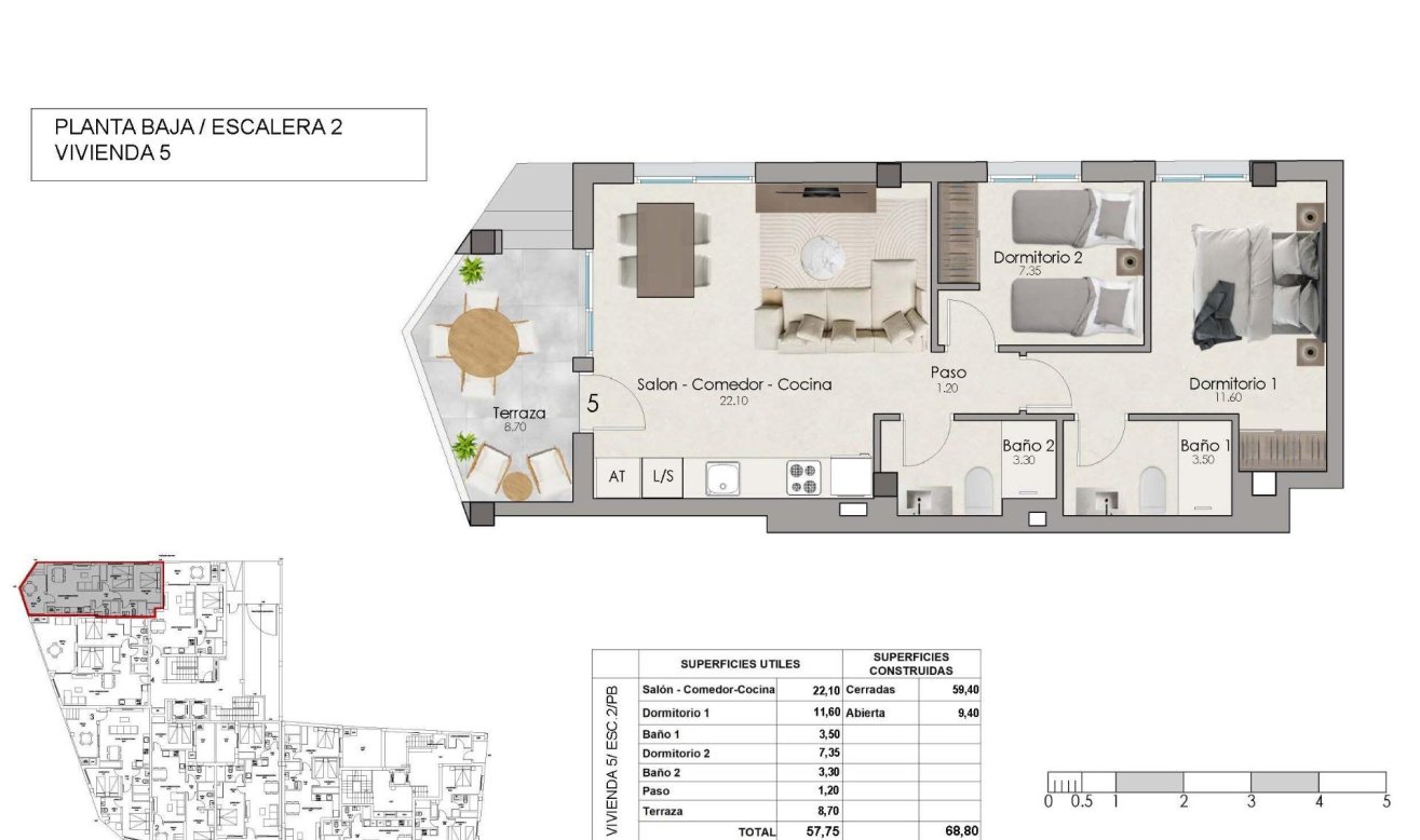 Nouvelle construction - Appartement - Santa Pola - Estacion de autobuses