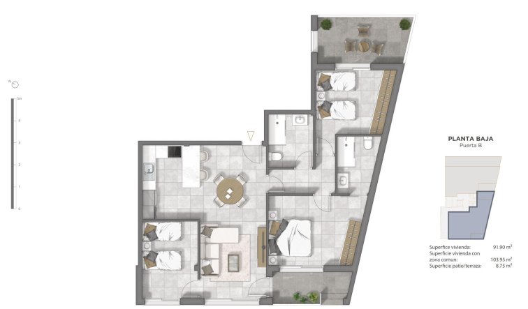 New Build - Apartment / flat - Guardamar del Segura - Pueblo