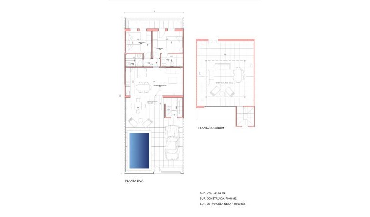 Nouvelle construction - Maison de ville - Fuente Álamo - La Pinilla