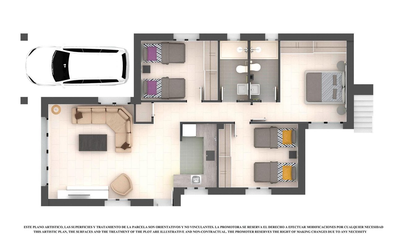 Obra nueva - Villa - Los Alcazares - Serena Golf