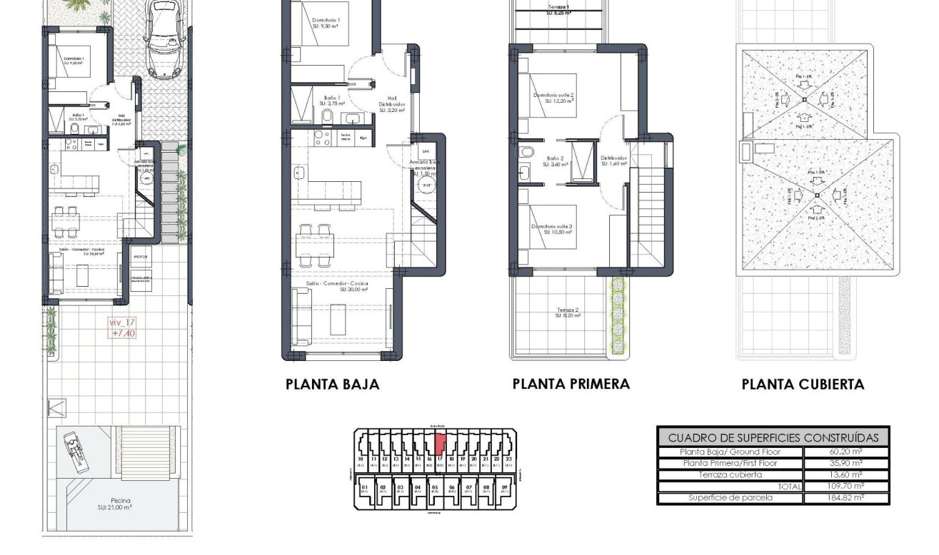 Obra nueva - Villa - Los Alcazares - Serena Golf