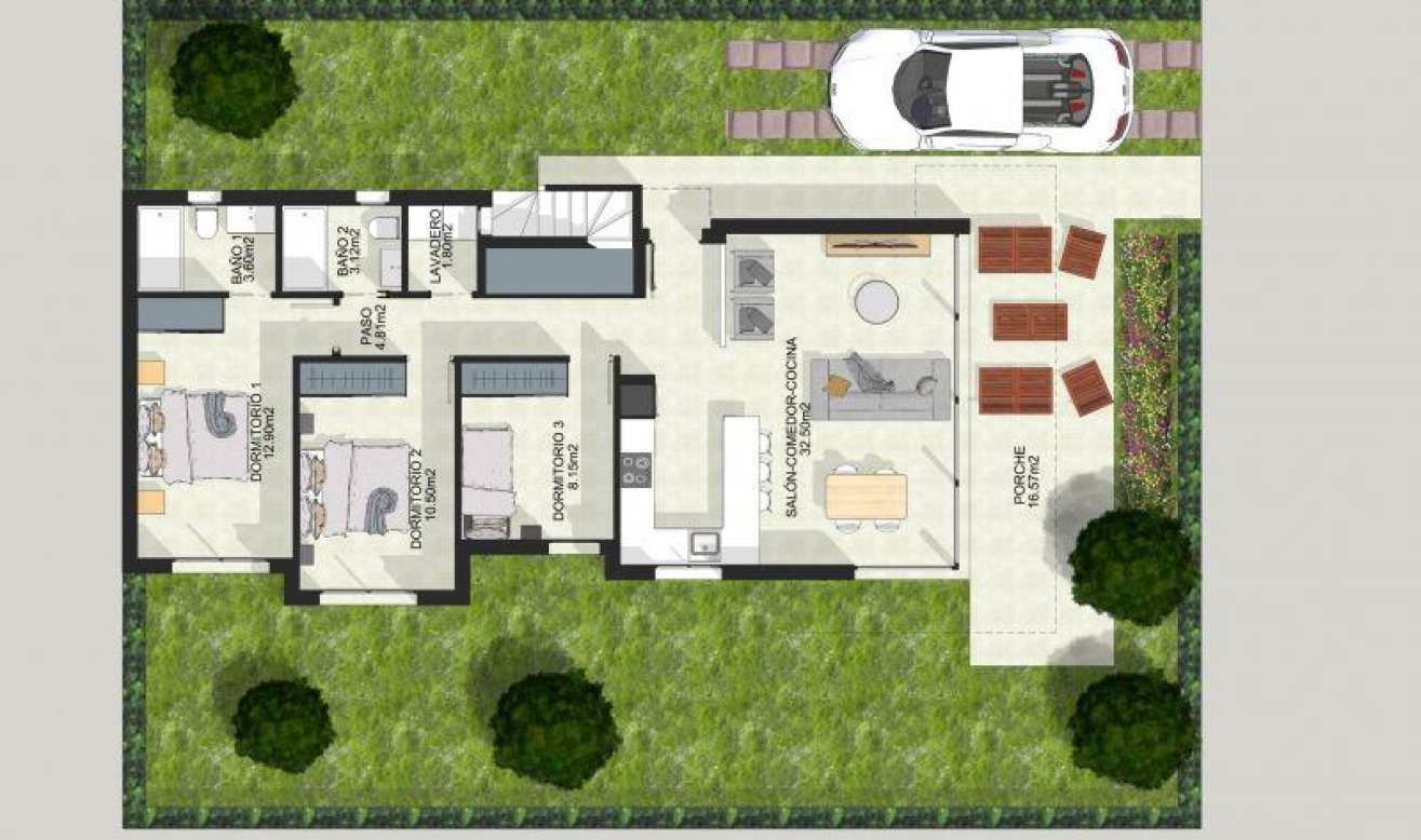 Obra nueva - Villa - Alhama De Murcia - Condado De Alhama Golf Resort