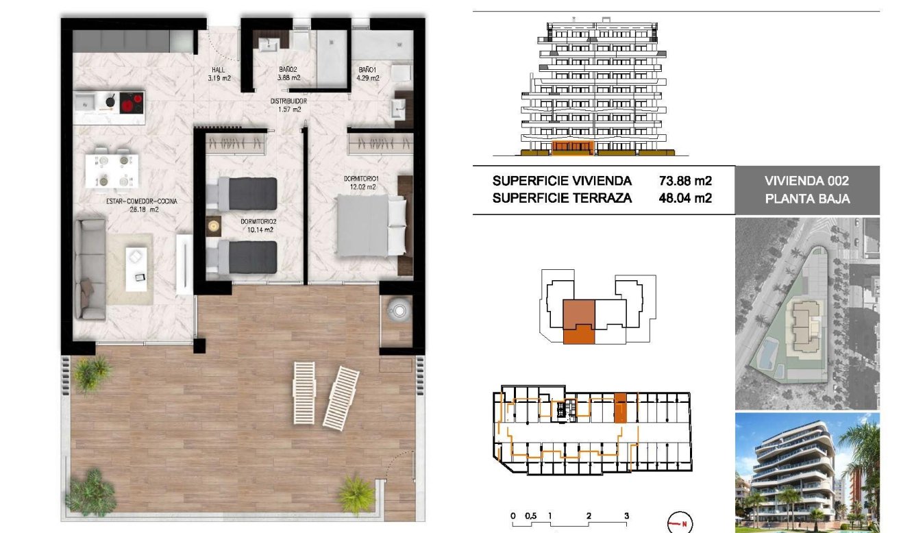 Obra nueva - Apartamento / piso - Guardamar del Segura - Puerto