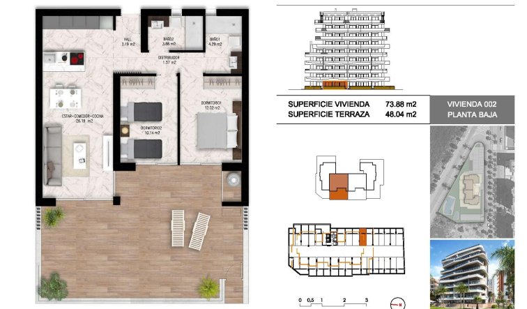 Obra nueva - Apartamento / piso - Guardamar del Segura - Puerto