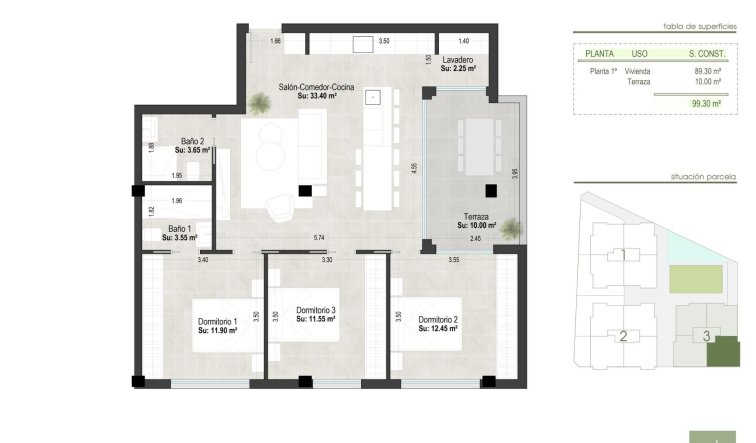 Obra nueva - Apartamento / piso - San Pedro del Pinatar - Centro