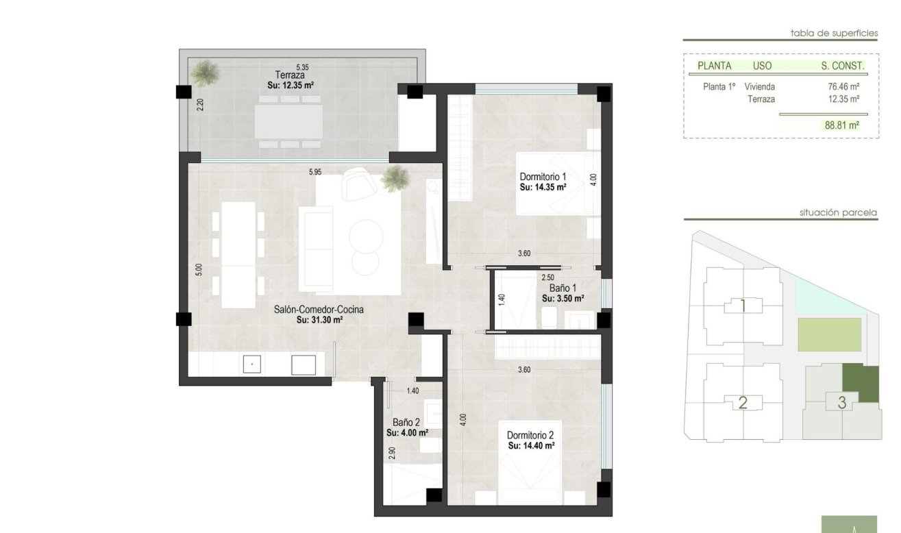 Obra nueva - Apartamento / piso - San Pedro del Pinatar - Centro