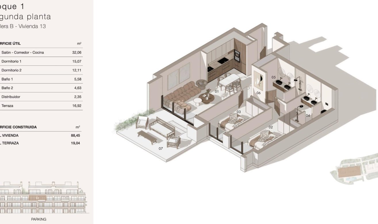 Obra nueva - Flat - Orihuela Costa - Campoamor