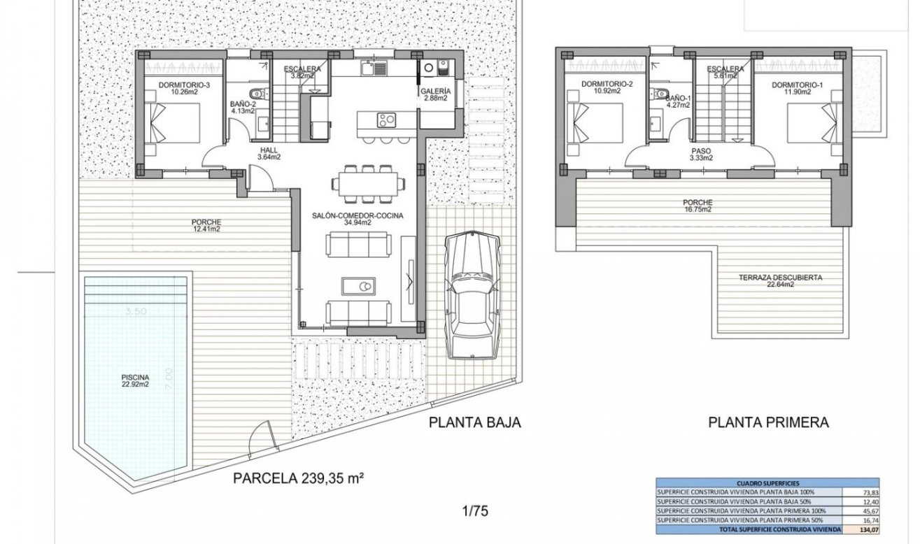 Obra nueva - Villa - Benijofar - Polideportivo