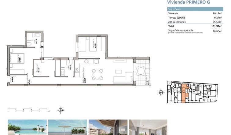 Obra nueva - Apartamento / piso - Guardamar del Segura - Pueblo