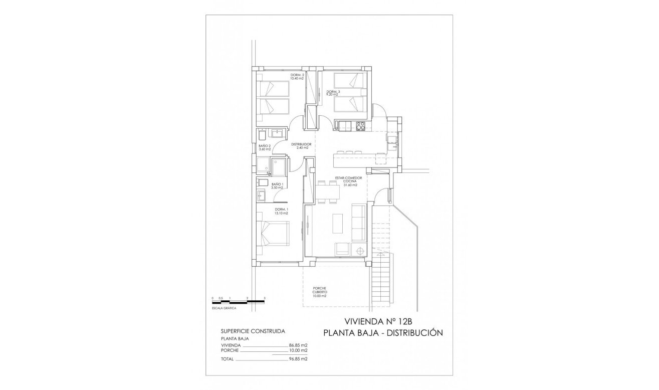 Obra nueva - Bungalow - San Miguel de Salinas - VistaBella Golf