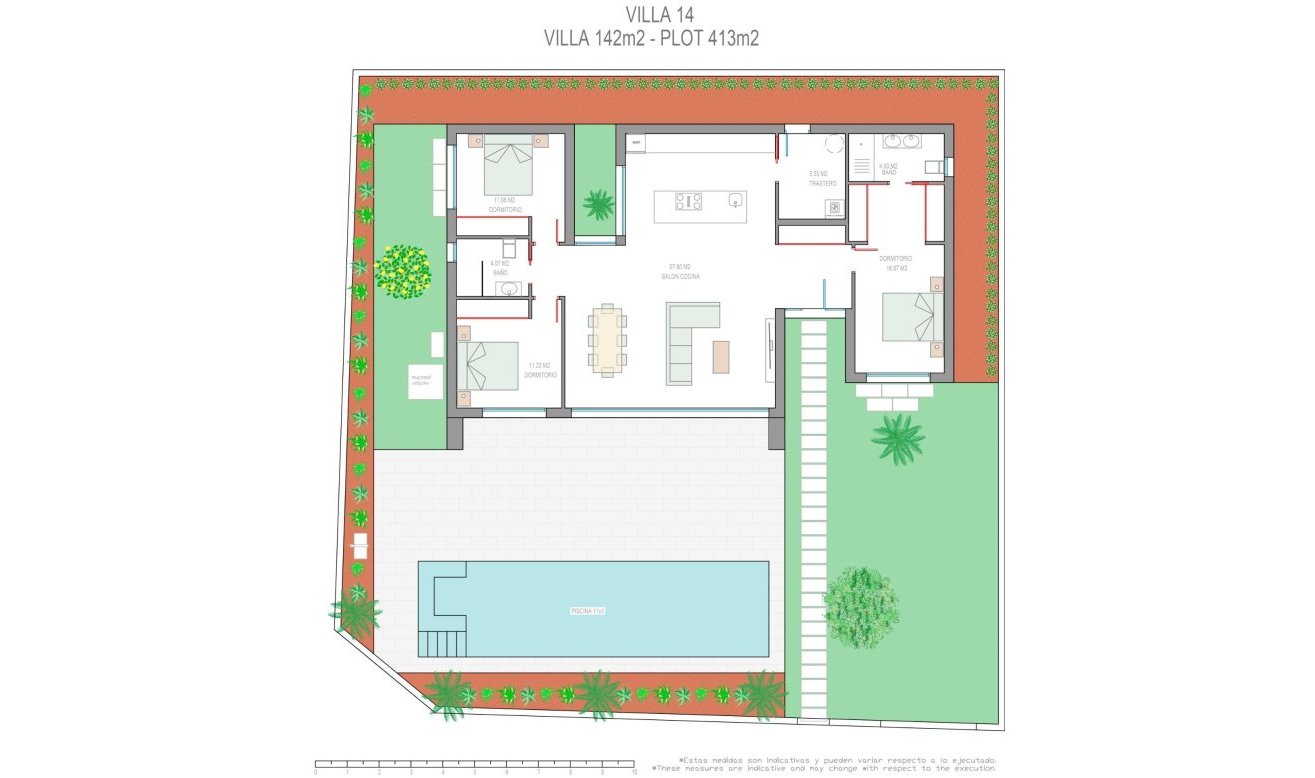 Obra nueva - Villa - San Javier - Parque del doce