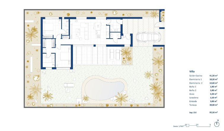 Obra nueva - Villa - Banos y Mendigo - Altaona Golf
