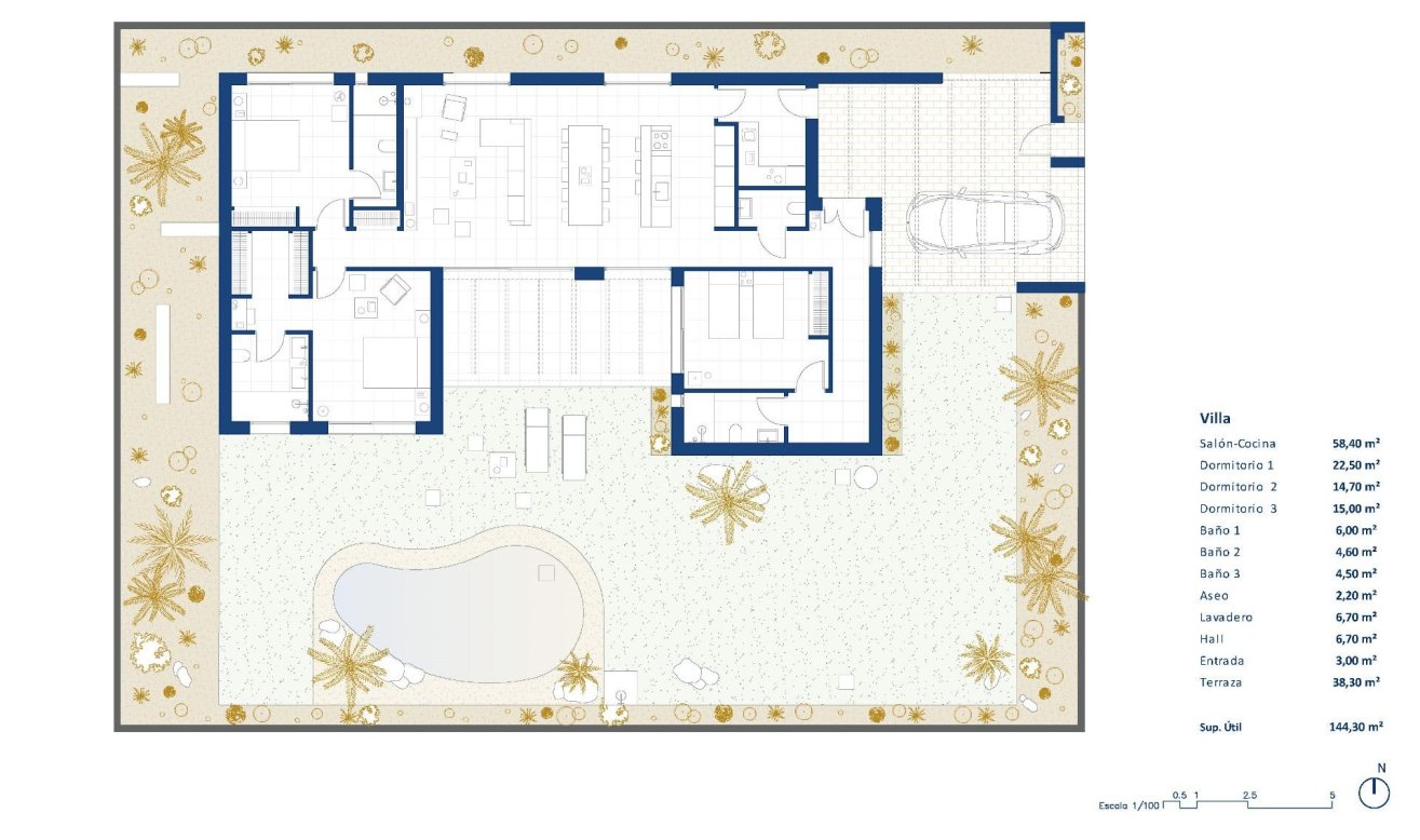 Obra nueva - Villa - Banos y Mendigo - Altaona Golf
