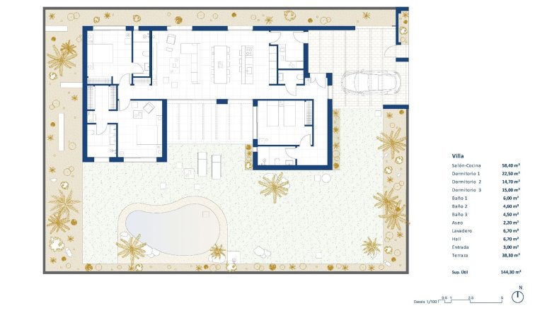 Obra nueva - Villa - Banos y Mendigo - Altaona Golf