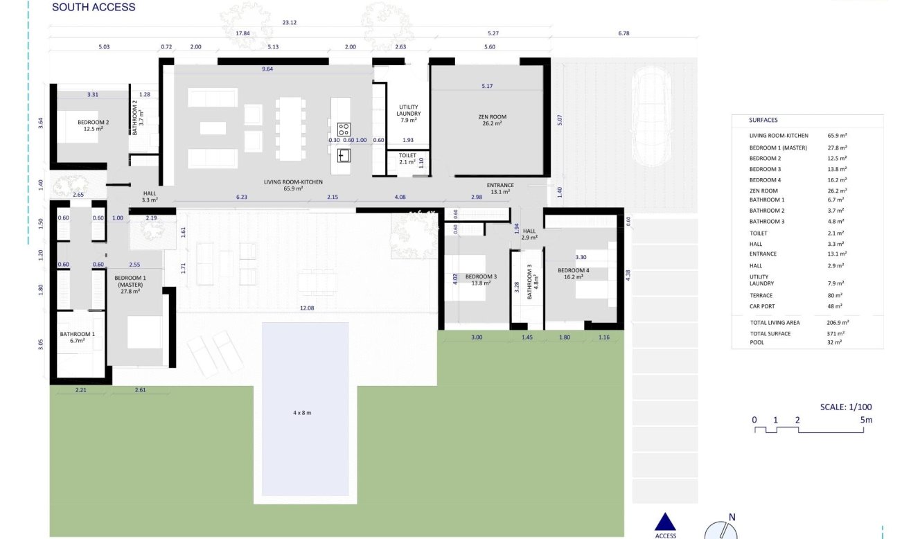 Obra nueva - Villa - Banos y Mendigo - Altaona Golf