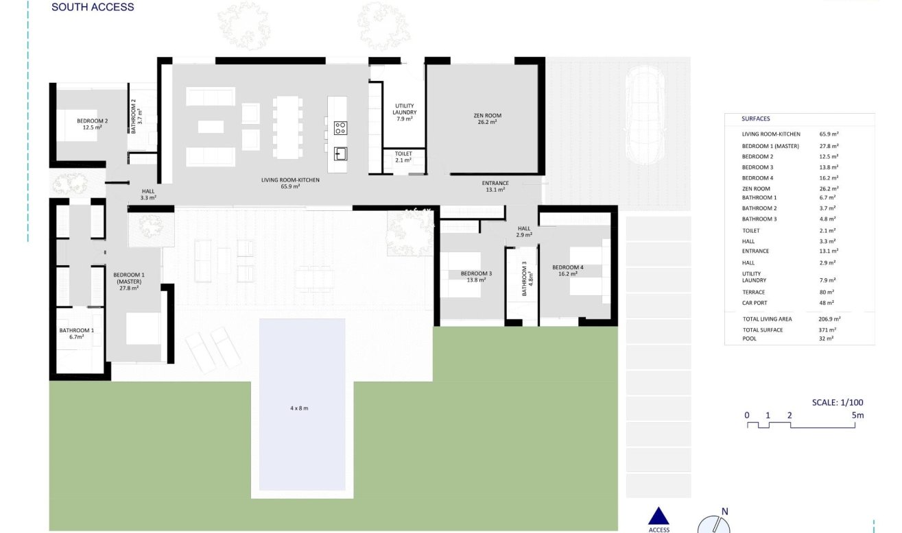 Obra nueva - Villa - Banos y Mendigo - Altaona Golf