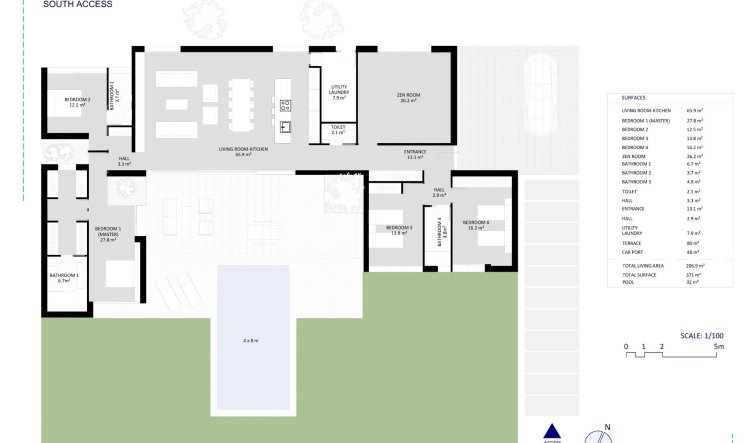 Obra nueva - Villa - Banos y Mendigo - Altaona Golf