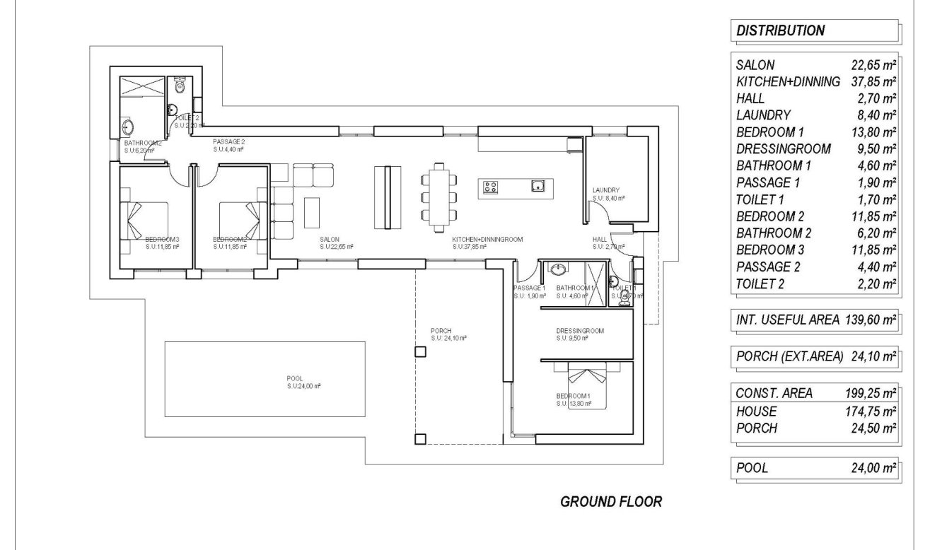 Obra nueva - Villa - Pinoso - Lel