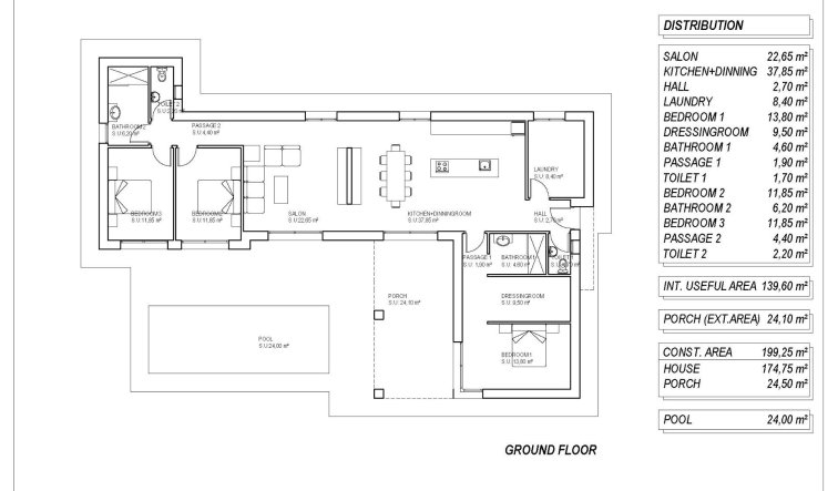 Obra nueva - Villa - Pinoso - Lel