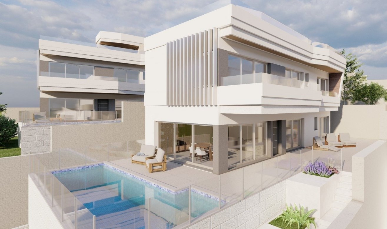 Obra nueva - Villa - Orihuela Costa - Aguamarina