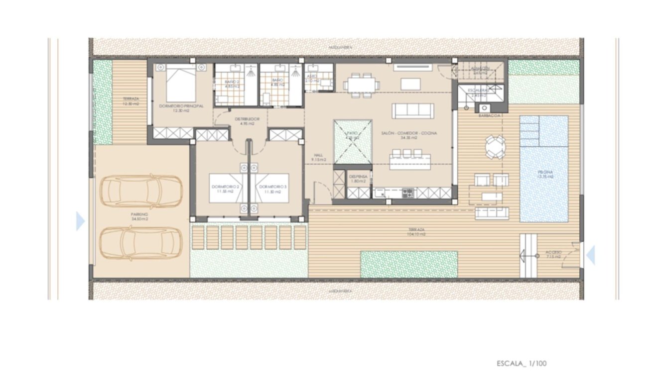 Obra nueva - Villa - San Juan de los Terreros - San Juan De Los Terreros