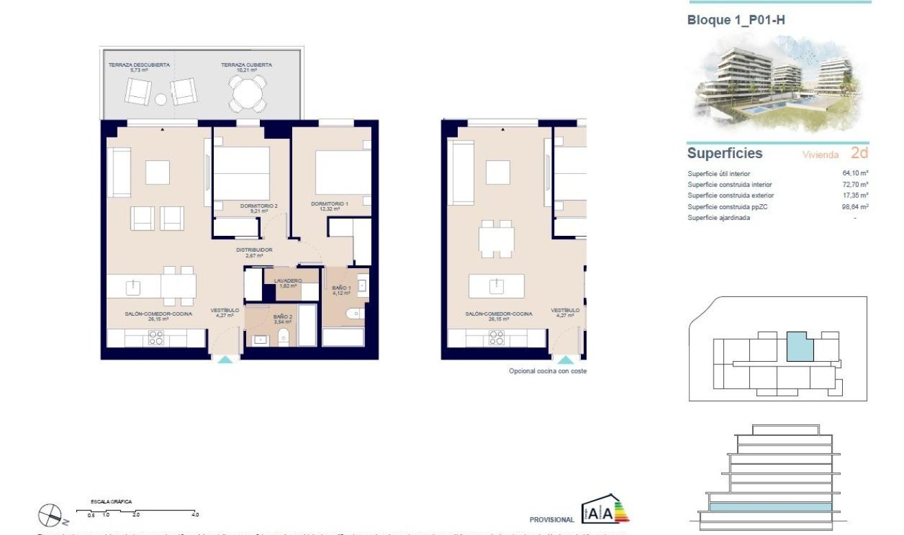 Obra nueva - Apartamento / piso - Villajoyosa - Playa del Torres