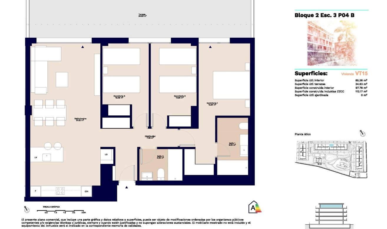 Obra nueva - Ático - Denia - Puerto Denia