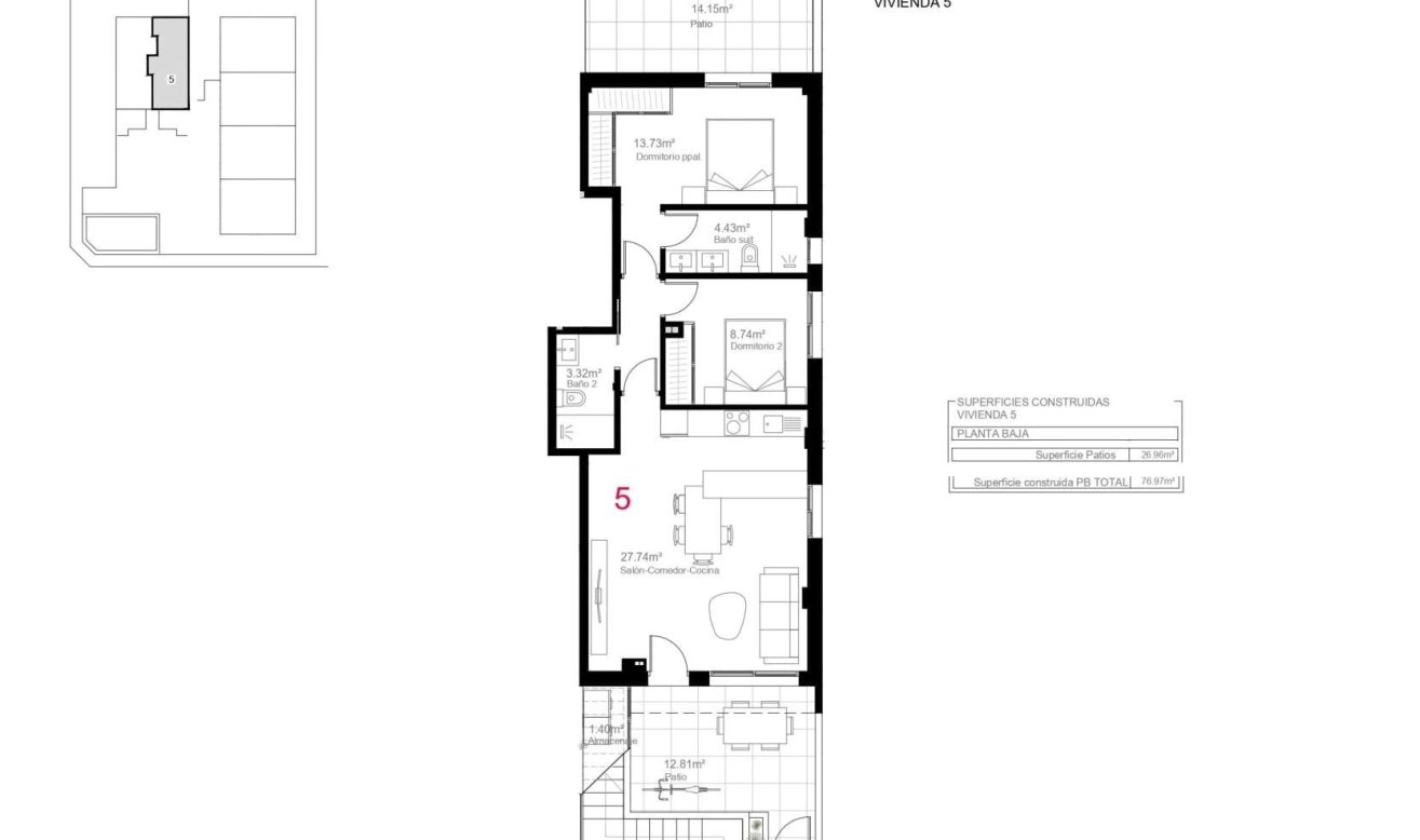 Obra nueva - Bungalow - Pilar de la Horadada - pueblo