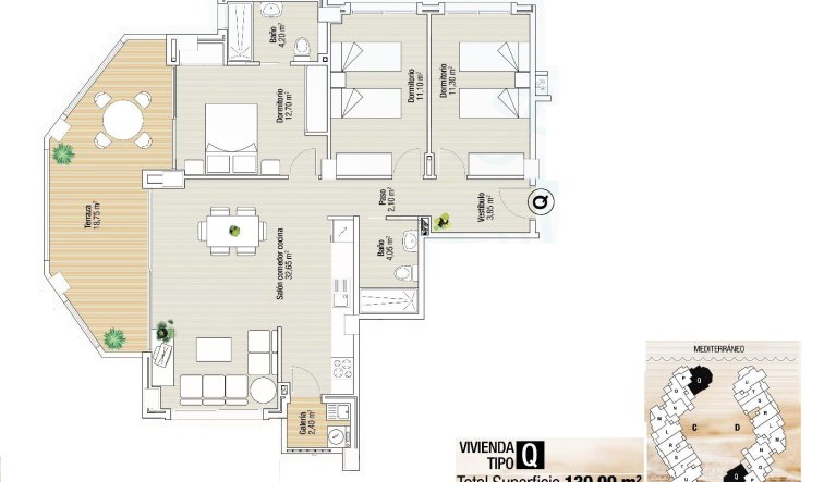 Obra nueva - Apartamento / piso - La Manga del Mar Menor - La Manga